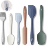 6-Piece Silicone Spatula Set with Steel Core