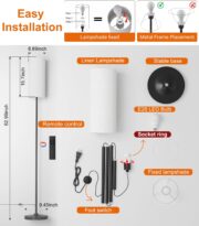 Dimmable LED Floor Lamp with Remote - detail 3
