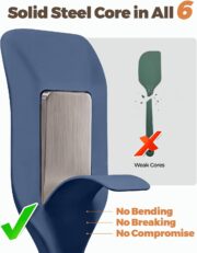 6-Piece Silicone Spatula Set with Steel Core - detail 3