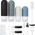 18-Piece TSA Travel Bottle Set