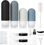 18-Piece TSA Travel Bottle Set