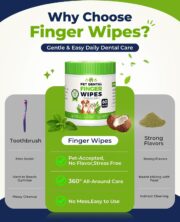 Dog Dental Finger Wipes, 50 Count - detail 3