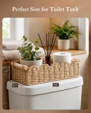 Scalloped Toilet Paper Storage Basket - detail 3