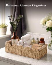 Scalloped Toilet Paper Storage Basket - detail 5
