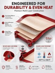 Silicone Baking Mat with Snap-Lock Edges - detail 4