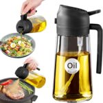 2-in-1 Glass Olive Oil Sprayer, 16 oz
