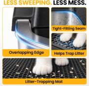 Extra-Large Stainless Steel Litter Box with Lid - detail 4
