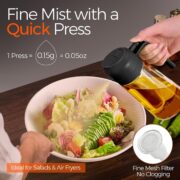 2-in-1 Glass Olive Oil Sprayer, 16 oz - detail 3