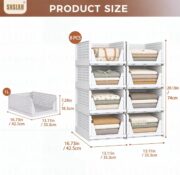 5-Pack Stackable Closet Organizers - Image 3