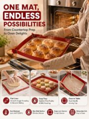 Silicone Baking Mat with Snap-Lock Edges - detail 3