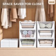 5-Pack Stackable Closet Organizers - Image 6