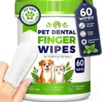 Dog Dental Finger Wipes, 50 Count