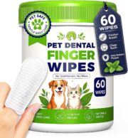 Dog Dental Finger Wipes, 50 Count