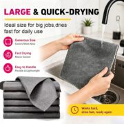 6-Pack Reusable Magic Cleaning Cloths - detail 3