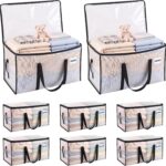 8-Pack Clear Heavy-Duty Moving Bags