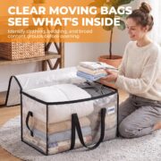 8-Pack Clear Heavy-Duty Moving Bags - detail 2